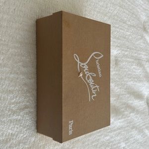 Christian Louboutin designer empty shoe box and bag